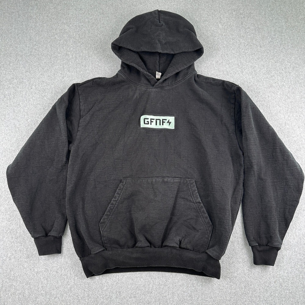 Los‎ Angeles Apparel Hoodie Mens XL Black GFNF Heavy Fleece 14oz Made in USA